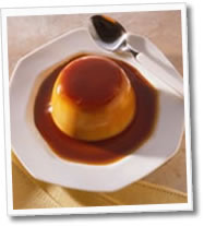 Flan de caf vainilla