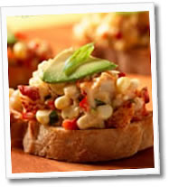 Bruschettas de ensalada